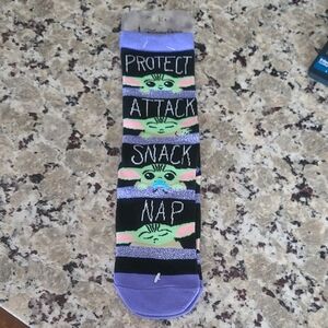 Disney Parks Baby Yoda Character Socks Mandalorian NEW Star Wars